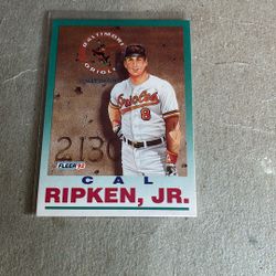 Baseball Card Cal Ripken Jr