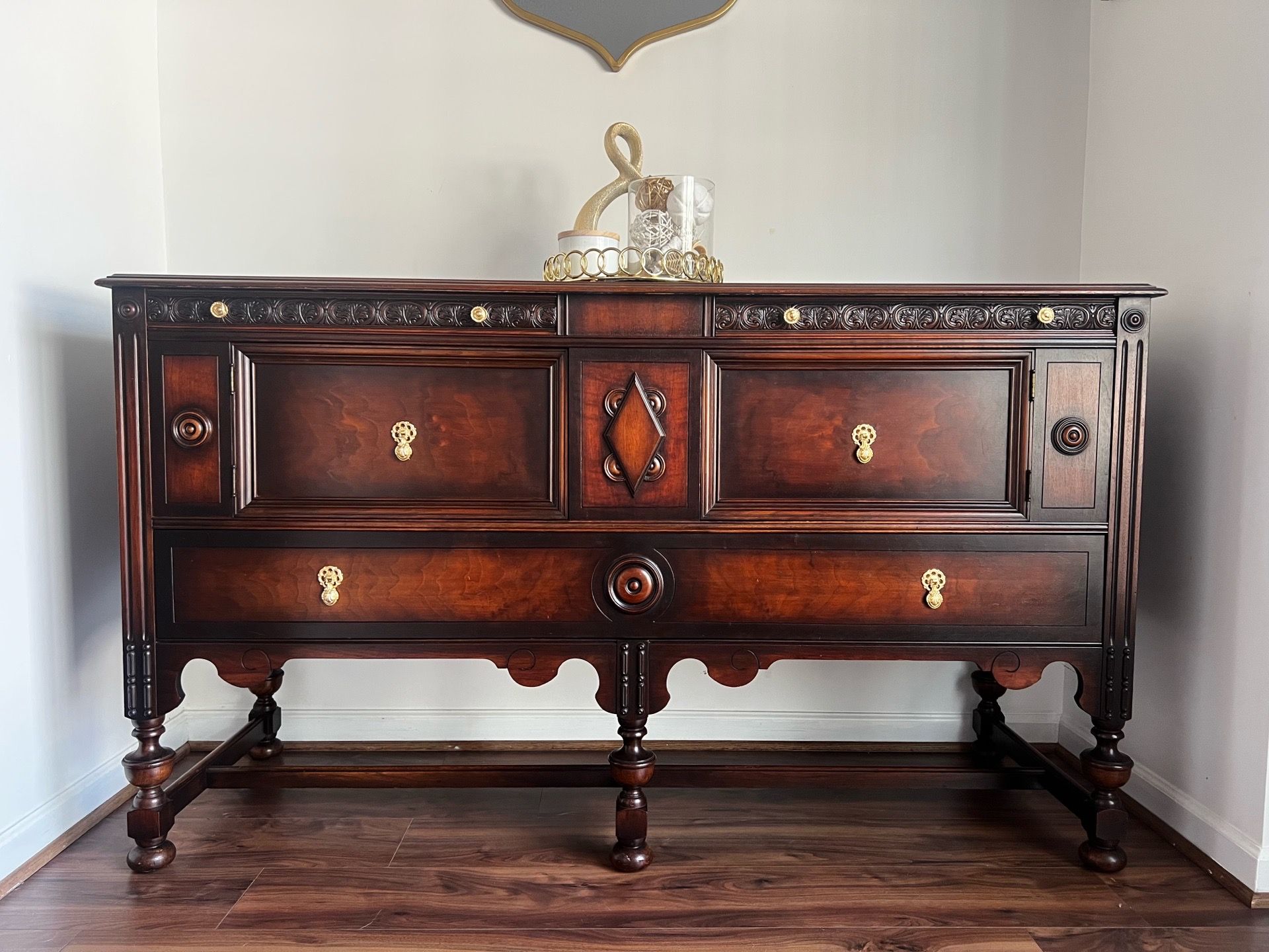 Beautiful Restored Antique Jacobean Buffet