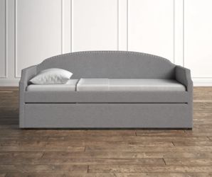 Daybed with Trundle and 2 good mattresses