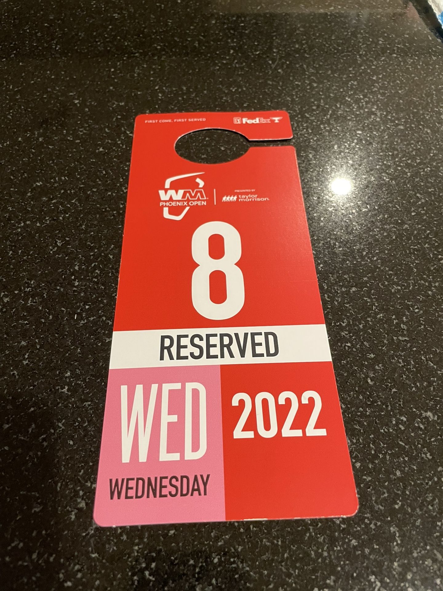 Phx Open Parking Pass