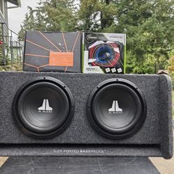 JL Audio 10" Subs With New Amp And Wiring Kit