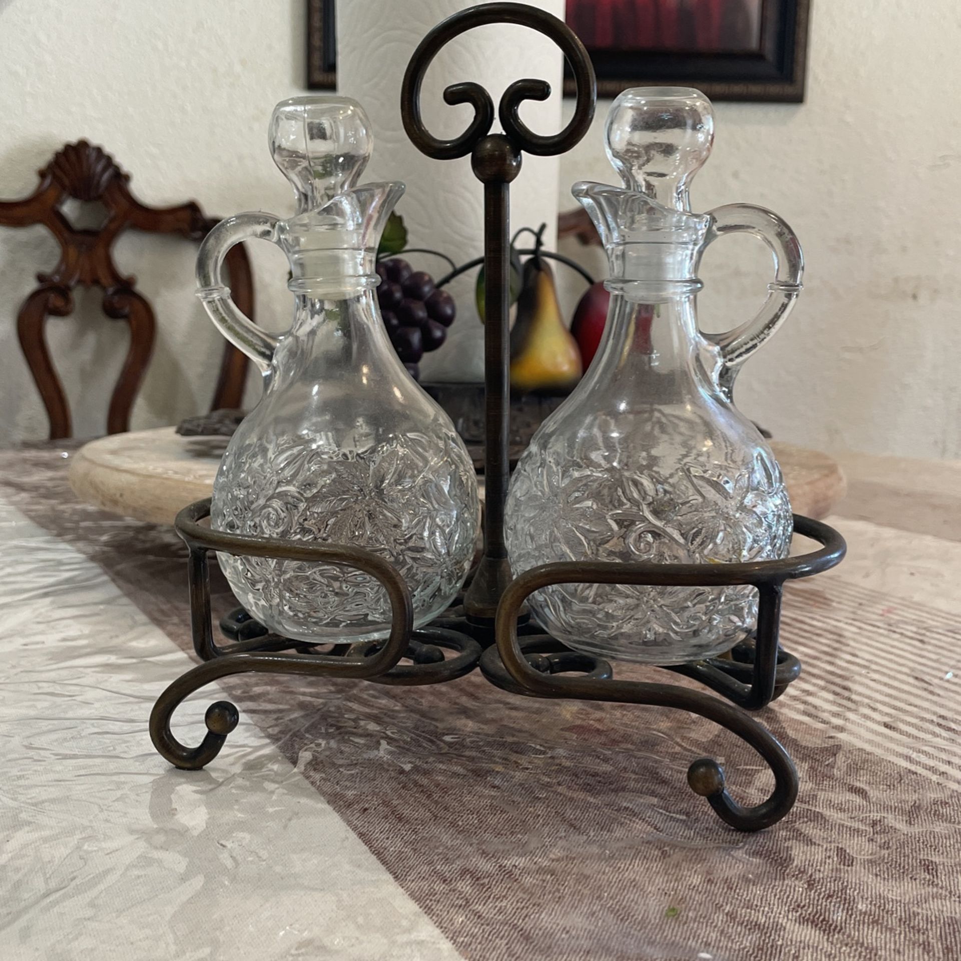 Princess House Aceitera Y Vinagrera