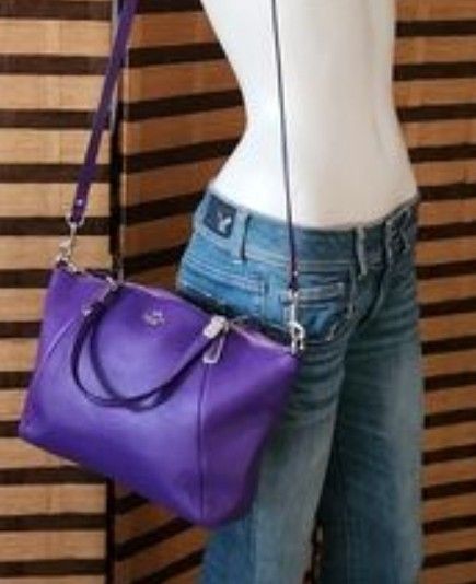 Fabulous Bright Purple COACH handbag