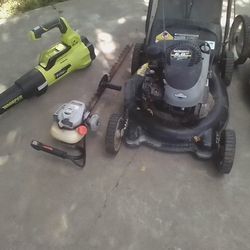 Gas Mower And Edger 