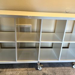 Rolling Shelf- High Gloss White