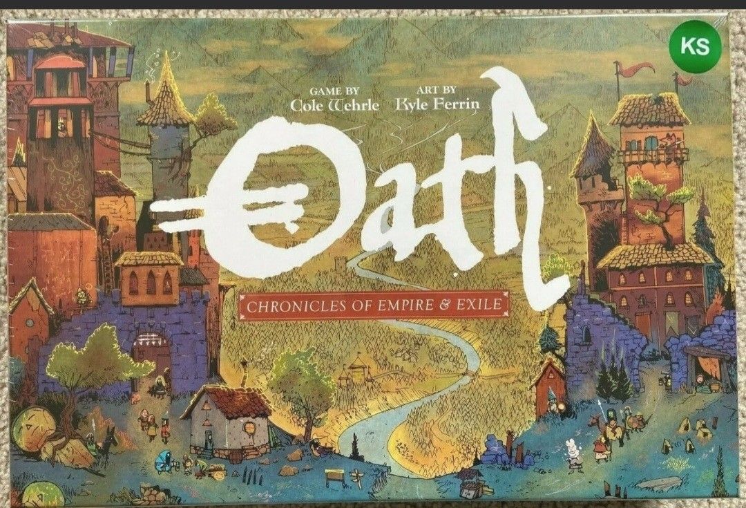 Oath Kickstarter Edition Oath Board Game Opened Like New