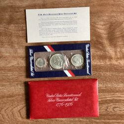 Bicentennial  1976  Silver Uncirculated Set 40% Silver