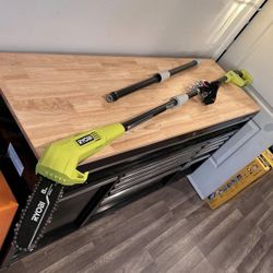 Ryobi 18v 8 in. Oil-Free Pole Saw (Tool Only)