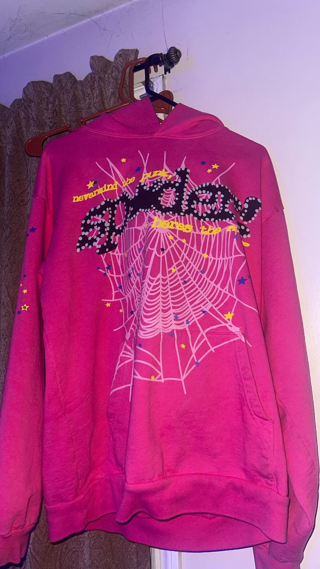 Pink Spider Hoodie