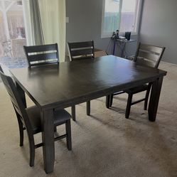Dining Room Table With Chairs And Bench