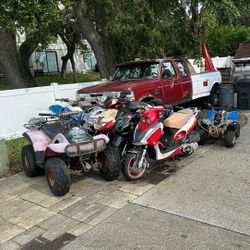 Flooded scooters and four wheelers make offer