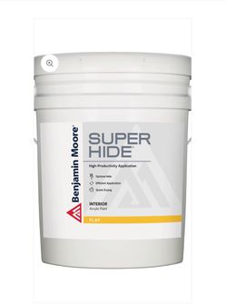 Benjamin Moore Super Hide Interior Flat Paint