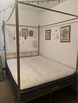 Queen Mattress and Bed Frame
