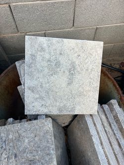 12x12 silver Travertine