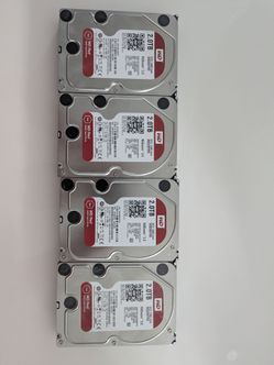 Western Digital 2TB Red hard drives