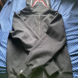 Bape Shark Hoodie Black