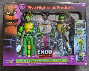 FNAF Endo Series Montgomery Gator Figure Set