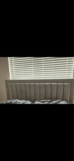 King size bed with led lights
