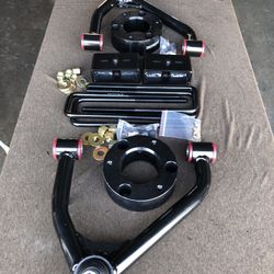 GMC Silverado 2007 To 2018 3” Front 2” Rear Lift Kit & Upper Control Arms