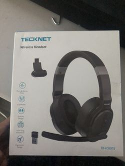 Tecknet Wireless Headset NEW Never Used!!