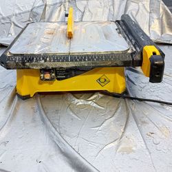 Tile wet saw works great