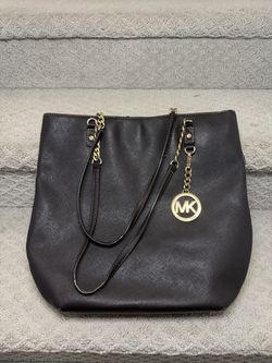 Michael Kors Black Saffiano Leather Tote Bag