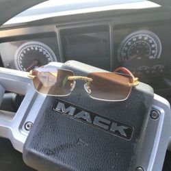 Cartier Wood Iced Out Glasses 1 Day Only