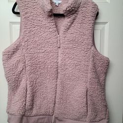Fleece Vest - Mauve