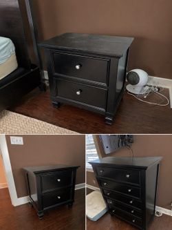 Night-stand and dresser combo