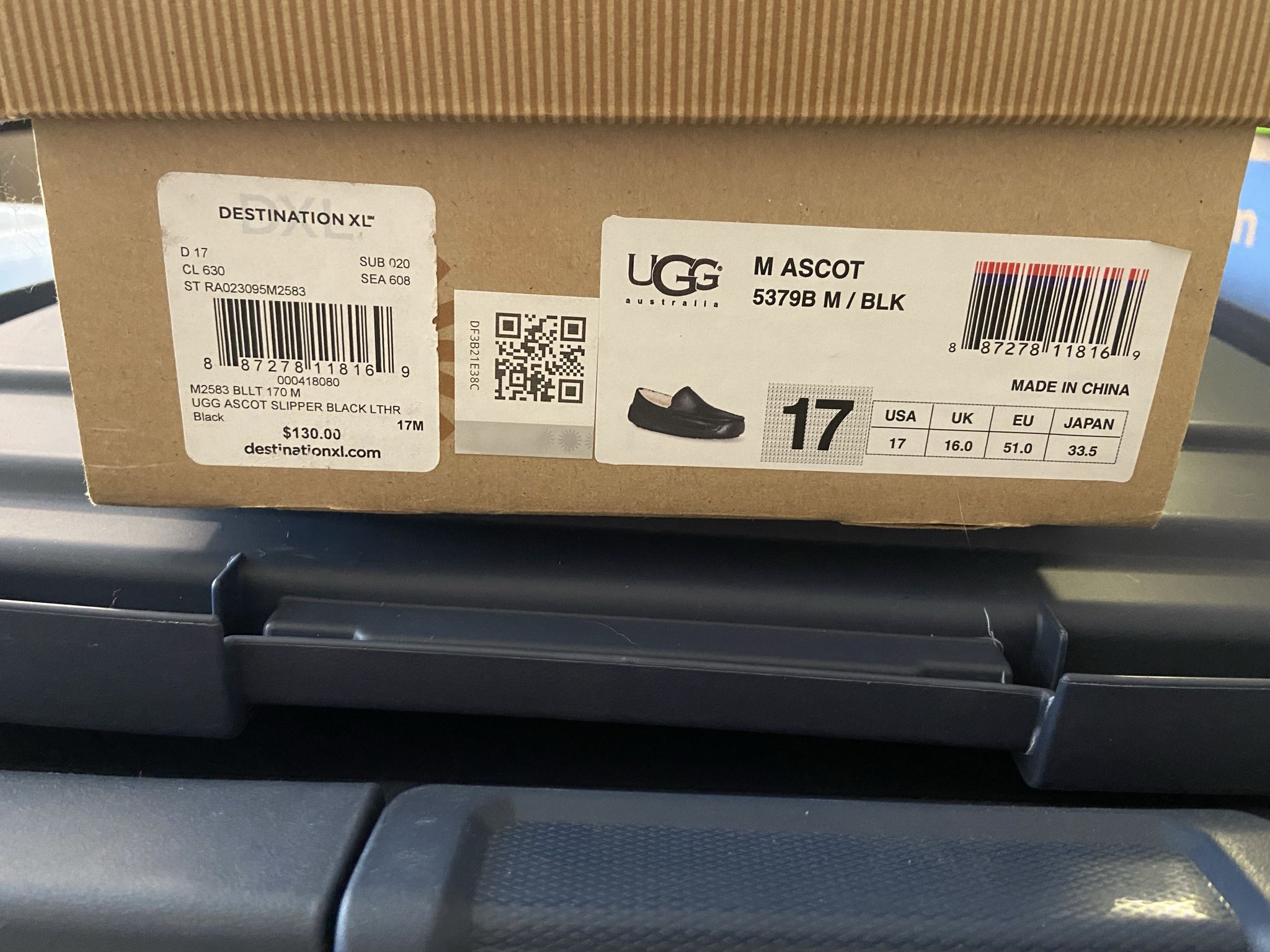 Men’s Ugg Ascot Size 17