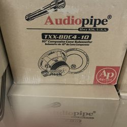 Audio pipe 10 Inch Quad Stack $150