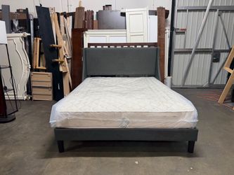 Queen bed with mattress $280