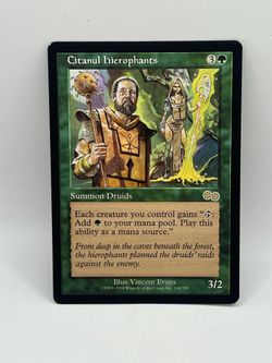MTG Urza’s Saga Citanul Hierophants Summon Druids Card