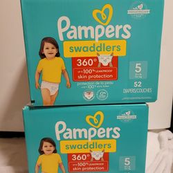 Pampers Swaddlers360 Size 5 Pull.on Diapers 40$