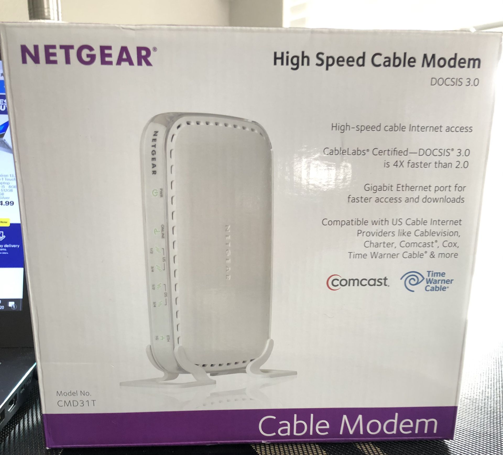 Netgear Cable modem CMD31T