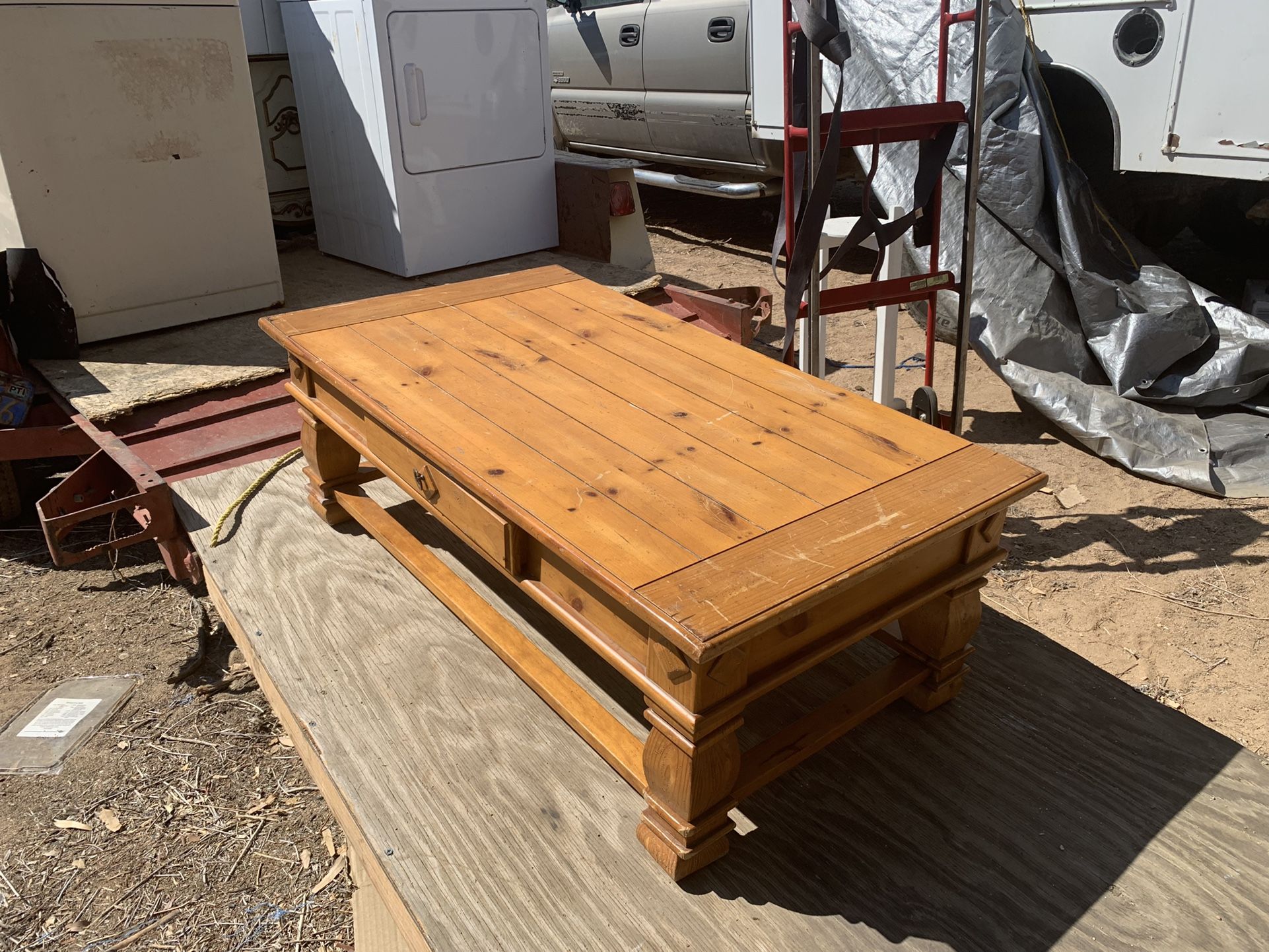 Solid Wood Coffee Table