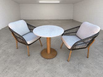 Used Costco charms 3pc outdoor patio furniture dining set