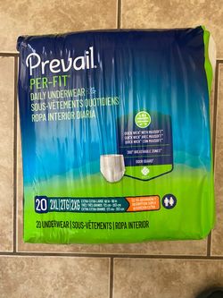 New Prevail perfect fit adult diapers
