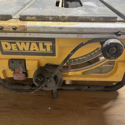 DeWalt Table Saw 10” Blade DWE7480