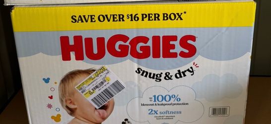 Huggies Diapers (Size 6) new