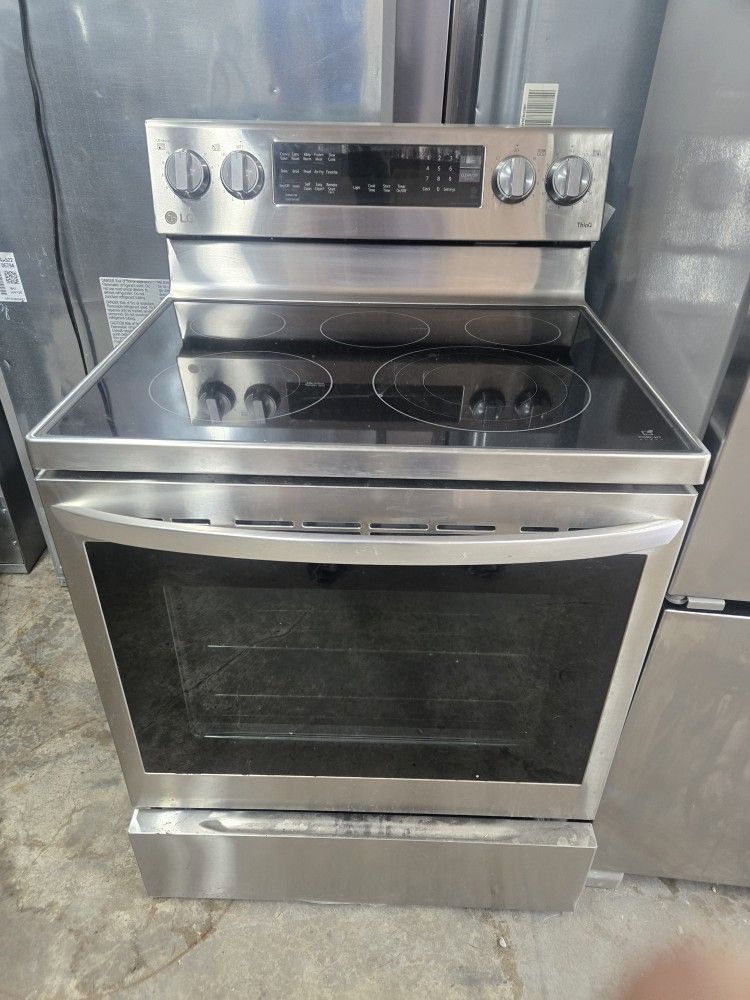 Lg Thin Q Stainless Steel Range Estufa