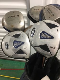 Wilson Pro Staff Right RH 1 W 3w set Driver Golf Clubs