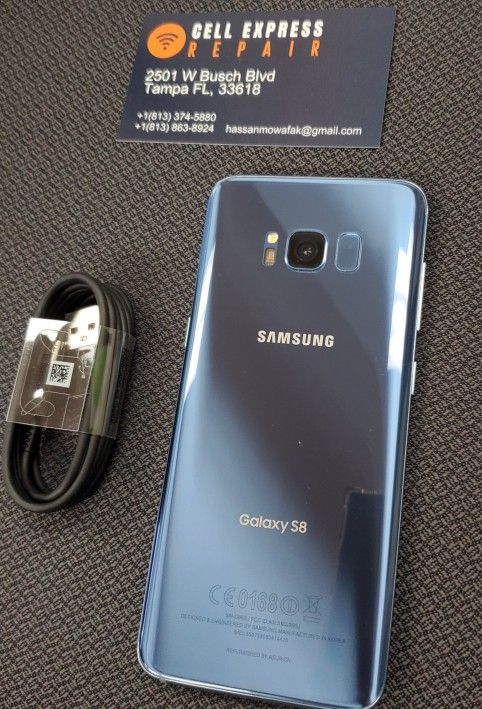 Samsung S8 UNLOCKED LIKE NEW CONDITION WITH 30 DAYS WARRANTY