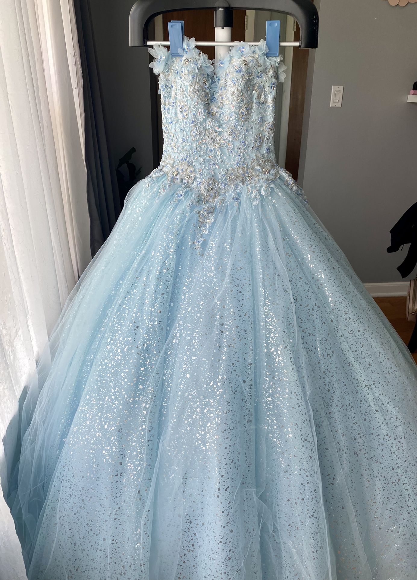 Light Blue Quinceanera Dress By Morilee