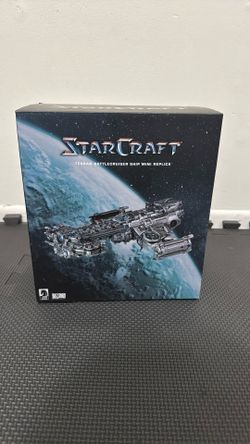 Starcraft 1 Terran Battle Cruiser Ship Mini Replica