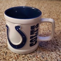 NFL Indianapolis Colts Football Blue And White Coffee Mug