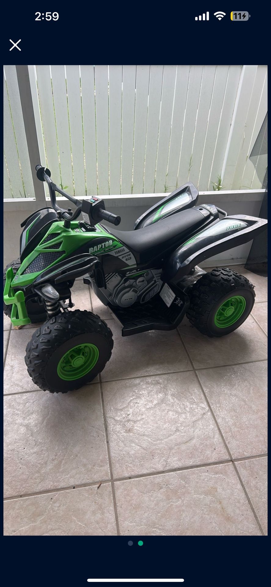 Raptor Special Edition Yamaha Kids Truck