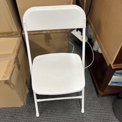 White Folding Chairs 