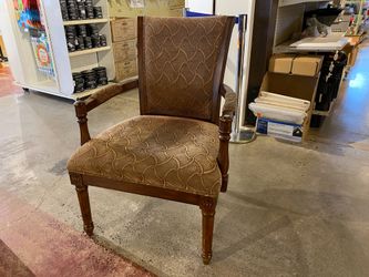 Upholstered Accent Chair with Wood Frame
