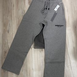 Essential Dark Oat Uncuffed Sweatpants 